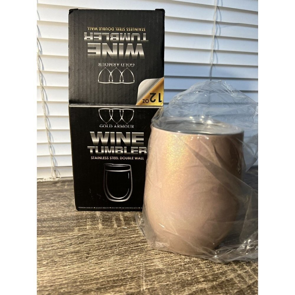 Wine Stainless Steel Tumbler 12oz Sip Lid Vacuum Double Wall Insulated - Picture 5 of 5